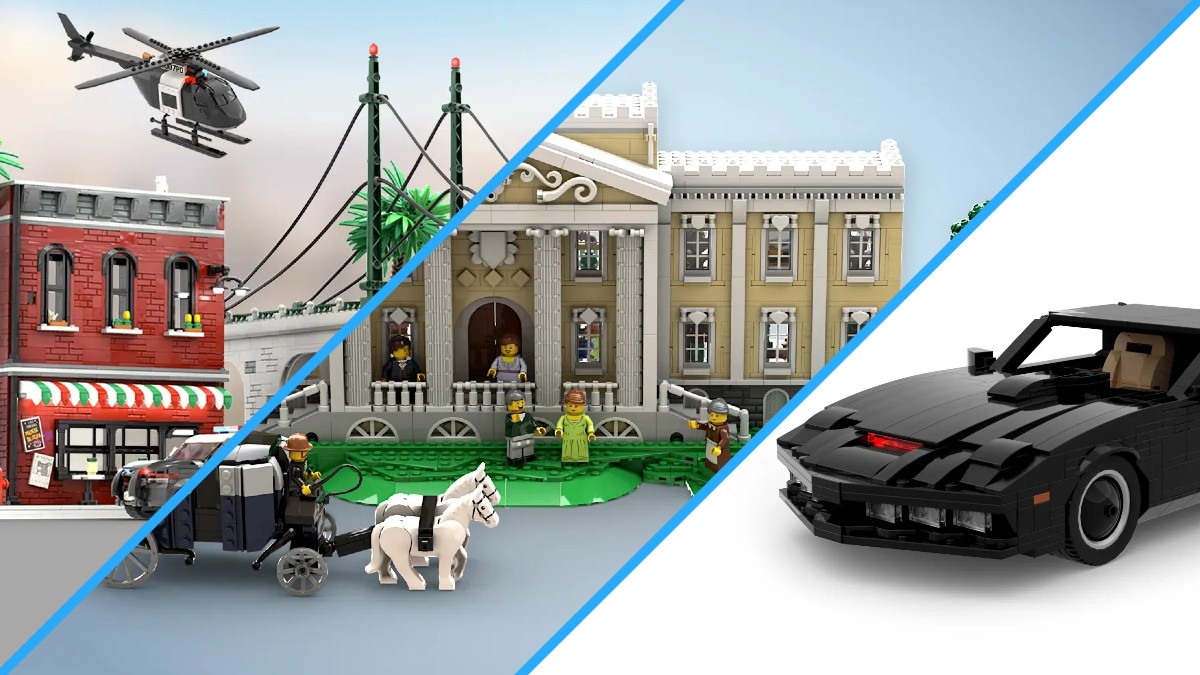 Vom Fernsehen inspirierte Beiträge erobern LEGO Ideas über Nacht