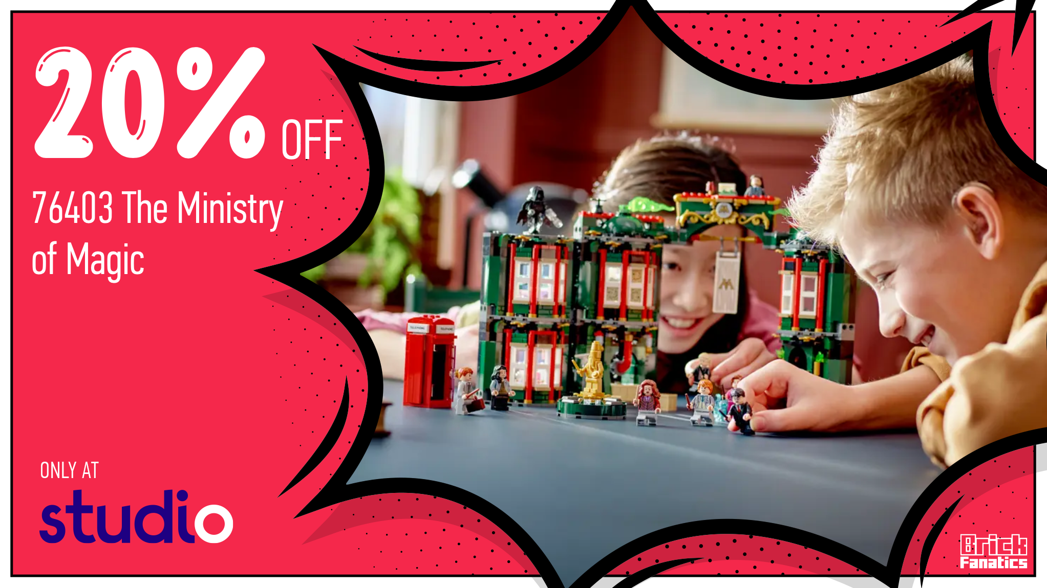 Last chance to save on LEGO Harry Potter 76403 The Ministry of Magic