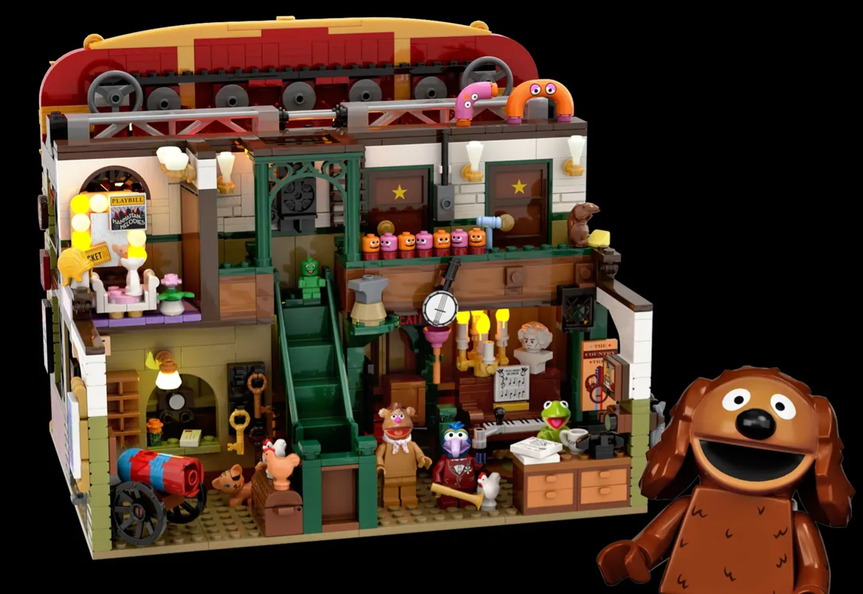 muppet lego ideas backstage