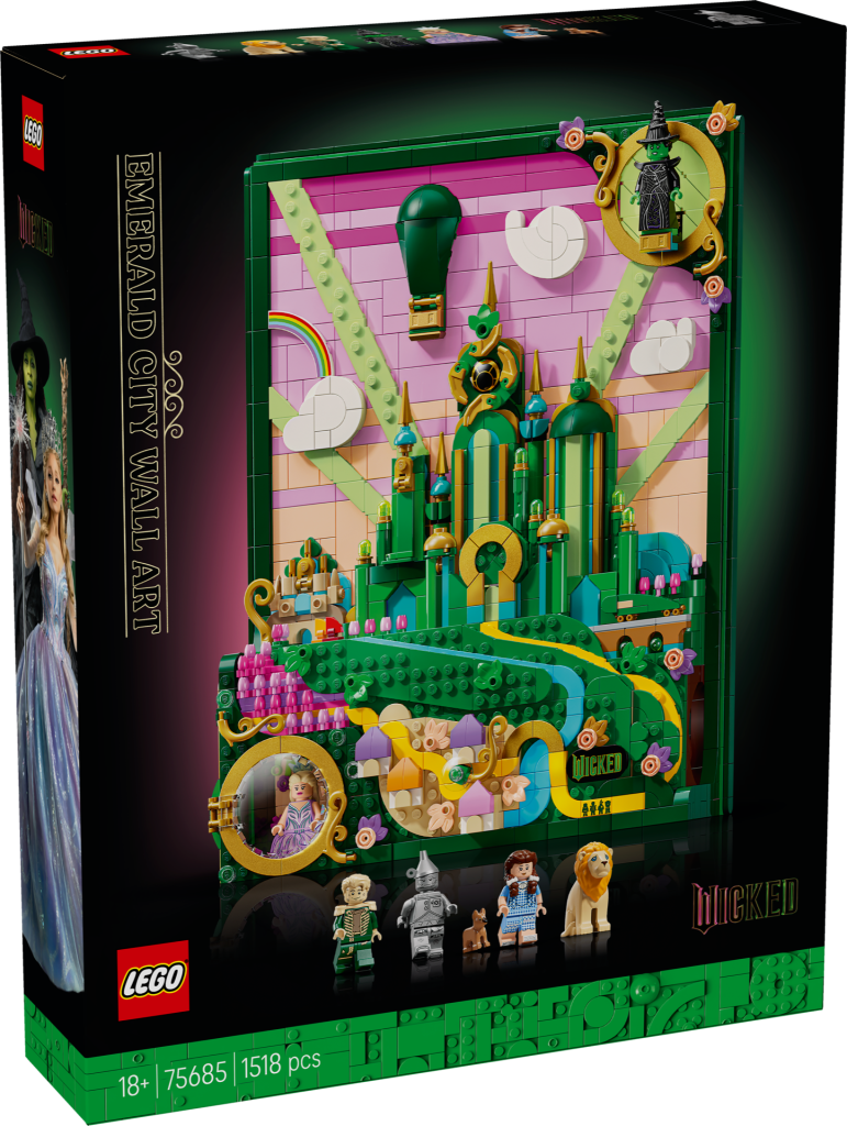 LEGO Wicked 75685 Smaragd City Pinnwand Art 1 771x1024