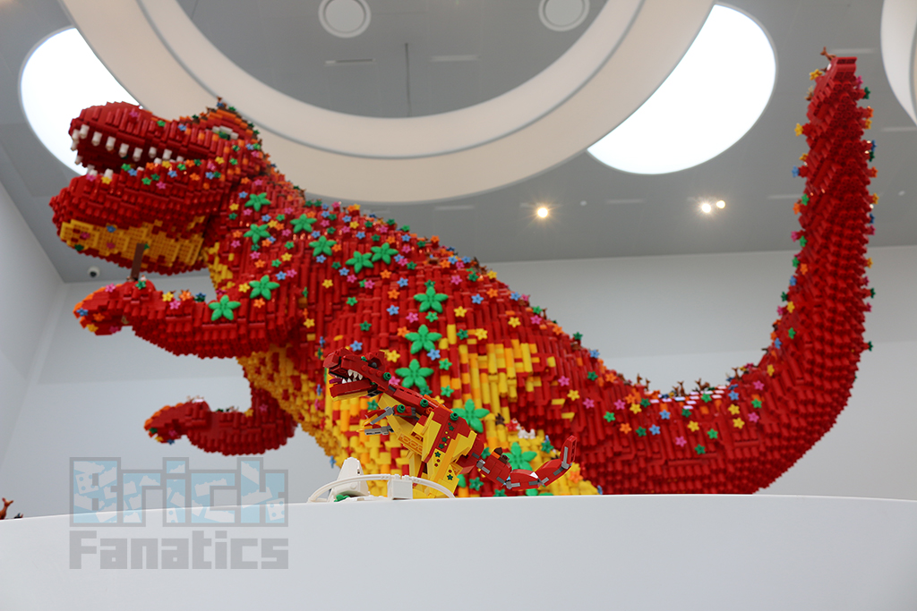 LEGO House dinosaur building 3