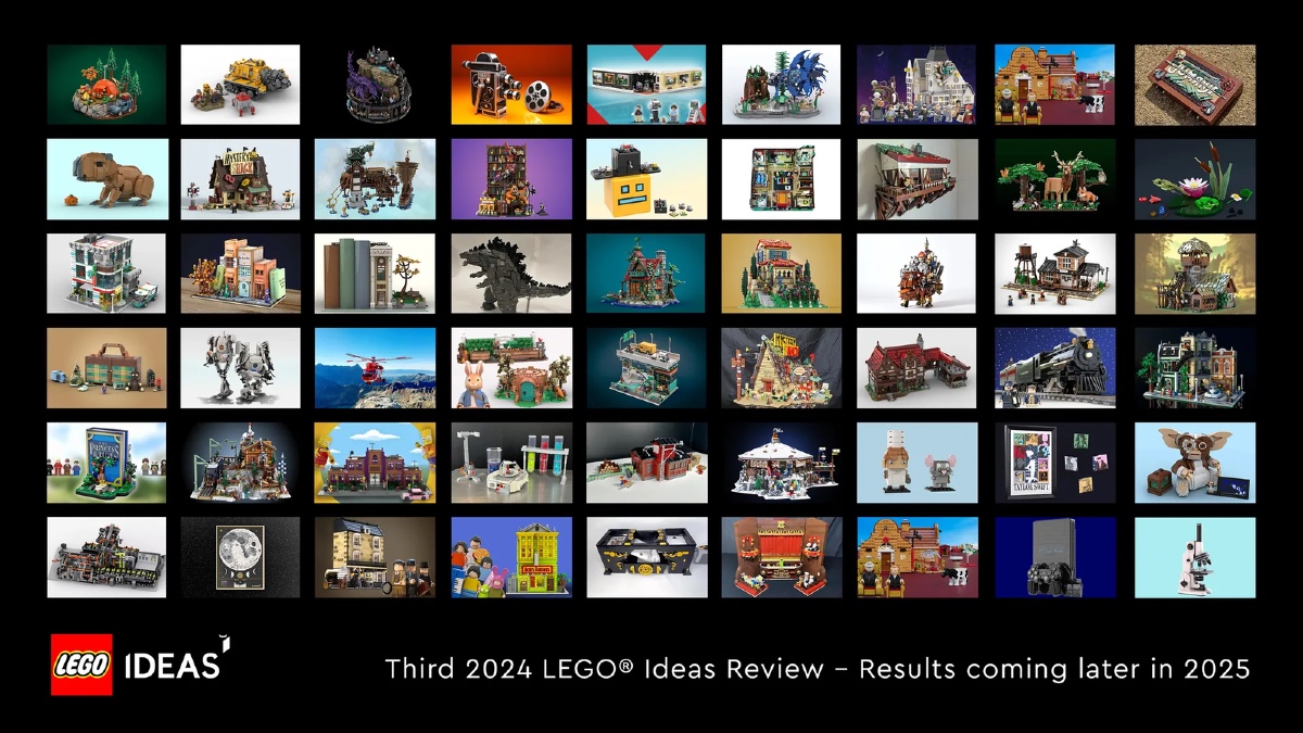LEGO Ideas Los resultados de la tercera revisión de 2024 estarán disponibles próximamente.