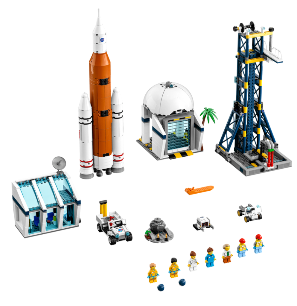 LEGO City Contenido del Centro de Lanzamiento de Cohetes 60351