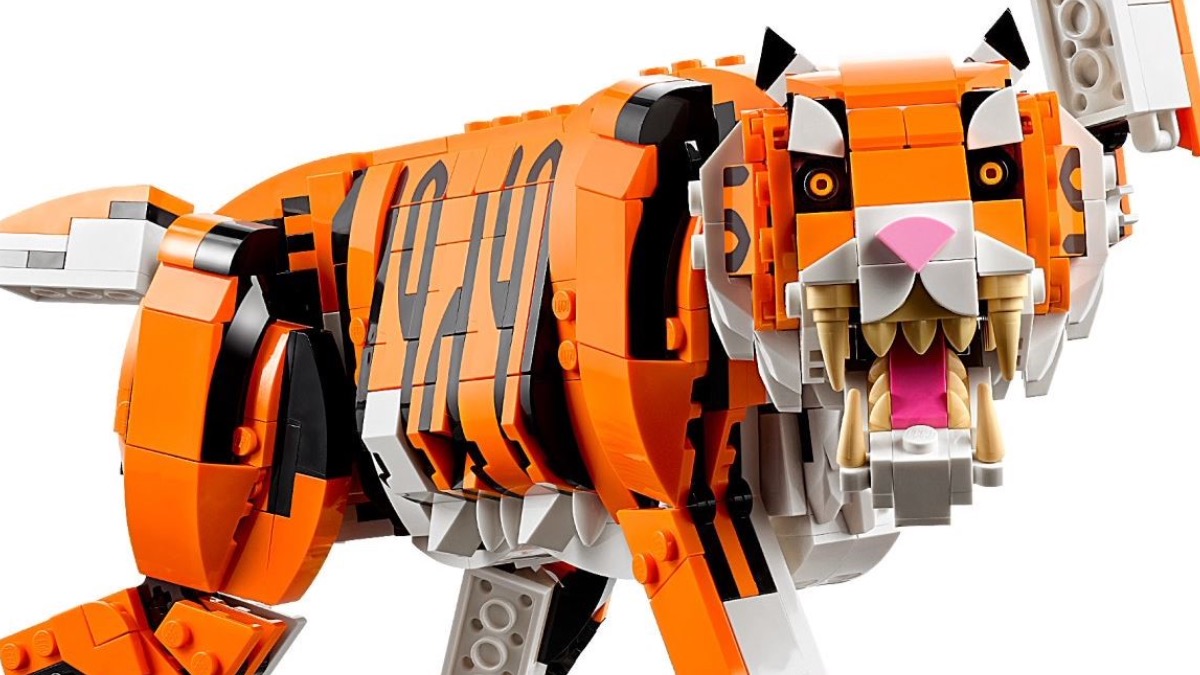 LEGO responds to queries over anatomically-correct 31129 Majestic Tiger