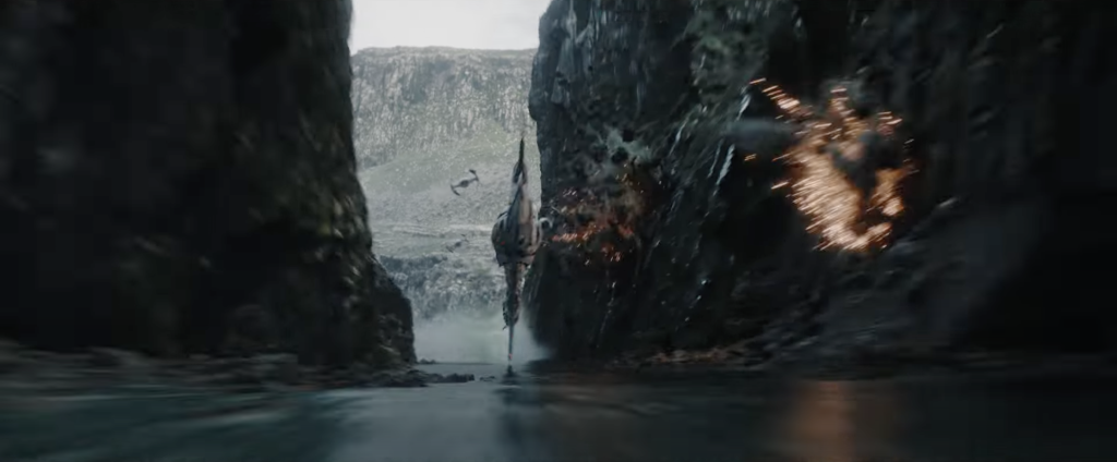 Star Wars The Mandalorian Season 3 Fang Fighter TIE Interceptor 2 1024x424