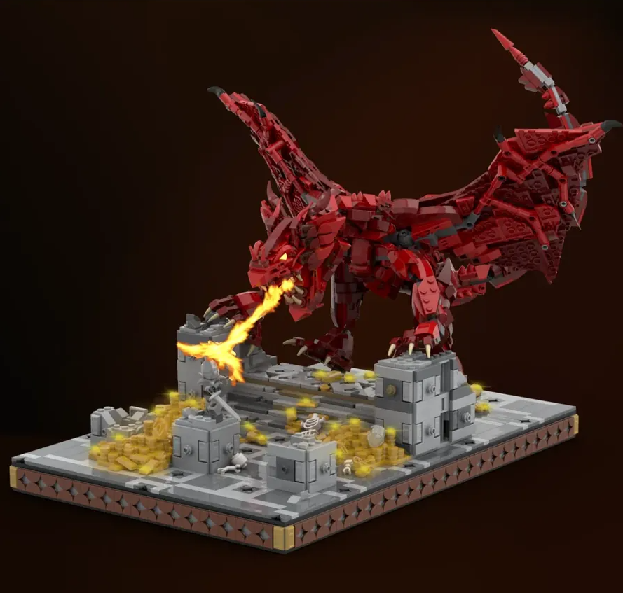 LEGO Ideas dungeons and dragons diorama
