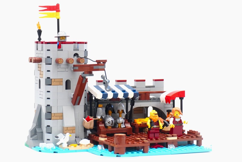 LEGO BrickLink Designer Programm Mittelalterlicher Küstenmarkt – Rezension 06 1024x683