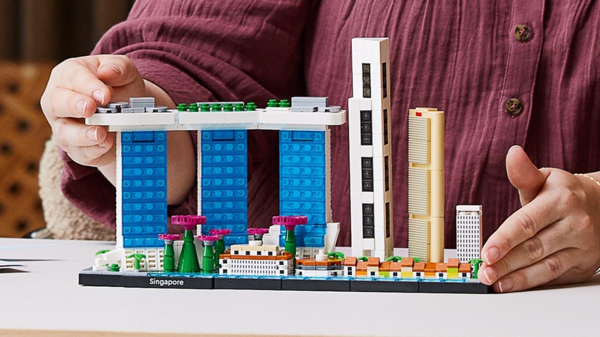 Soar into the Singapore skyline with LEGO Architecture