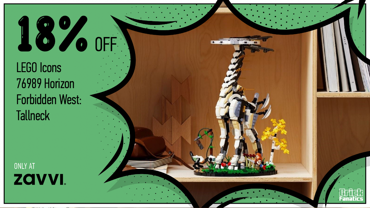 Massive 18% discount on 76989 Horizon Forbidden West: Tallneck at Zavvi