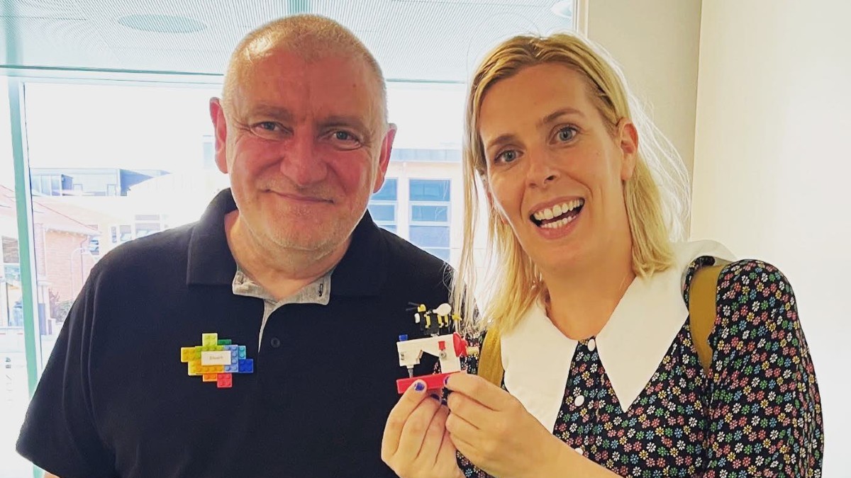 Last Woman on Earth to visit the LEGO House 