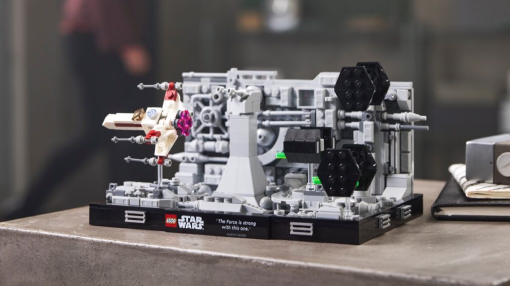 LEGO Star Wars 75329 Death Star Trench Run Diorama set featured 01 1024x576