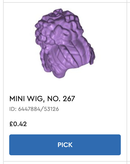 LEGO Pick a Brick November13