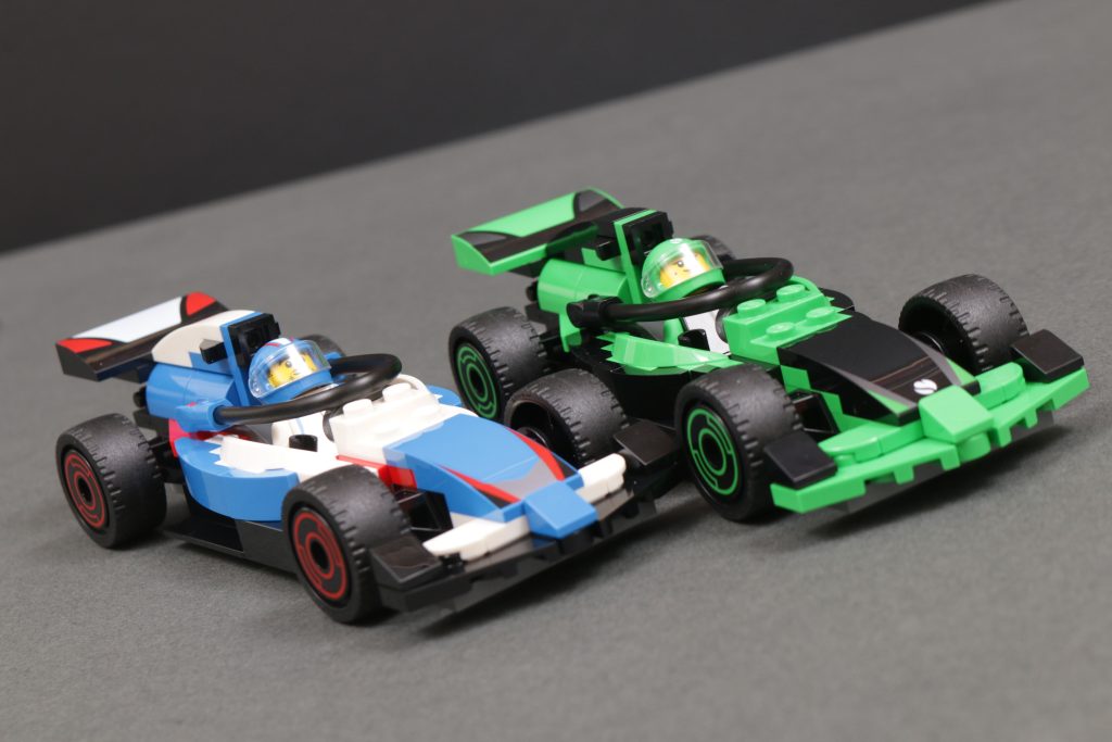 LEGO City 60474 F1 Grid with VCARB Sauber Race Cars review 43 1024x683