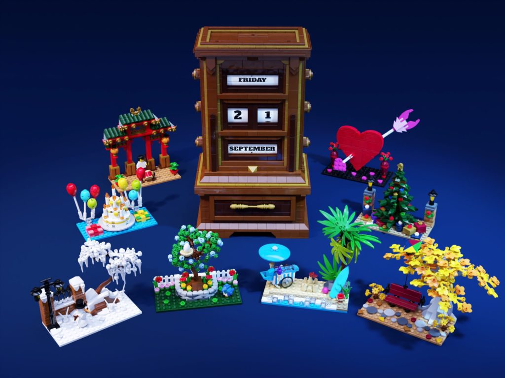 BrickLink Designer Program Seasons in Time Calendar