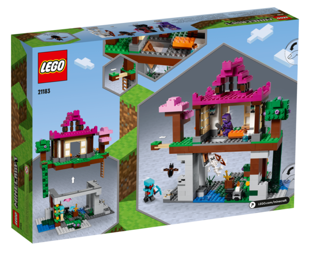LEGO Minecraft 21183 The Training Grounds box back 1024x828