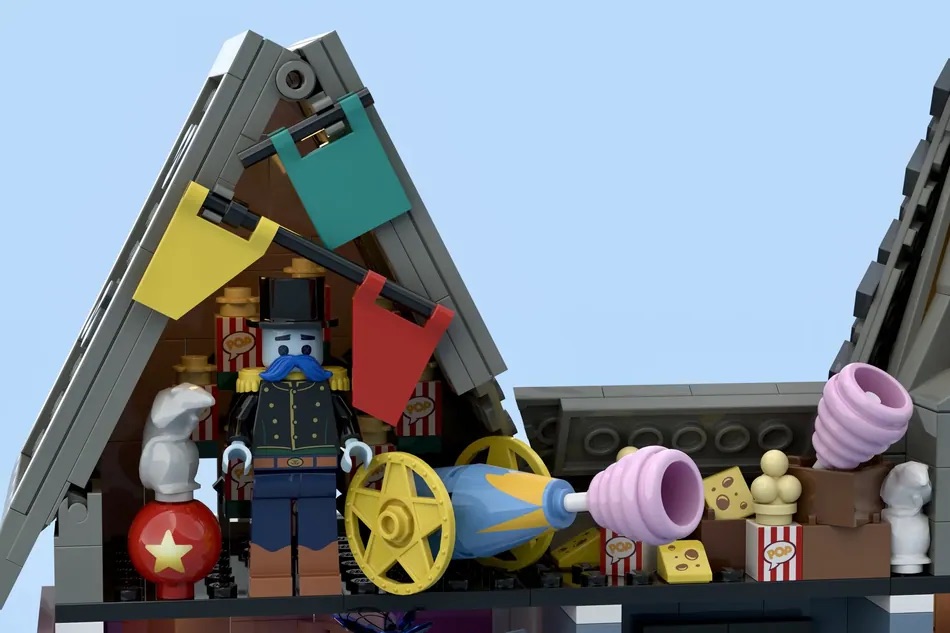 LEGO Ideas Coraline The Pink Palace 9