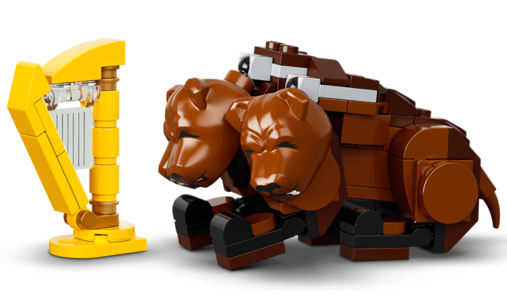 LEGO Fluffy asleep Harry Potter
