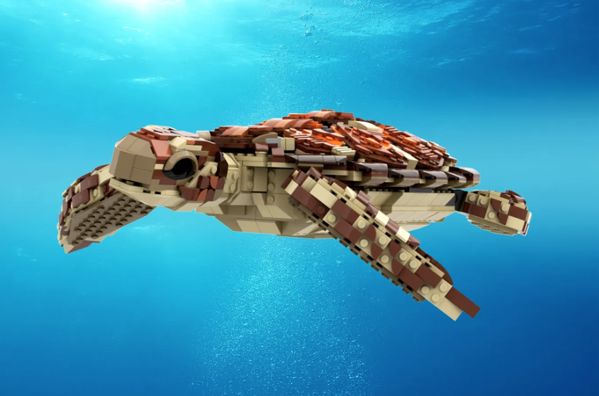 LEGO Ideas Sea Turtle 4