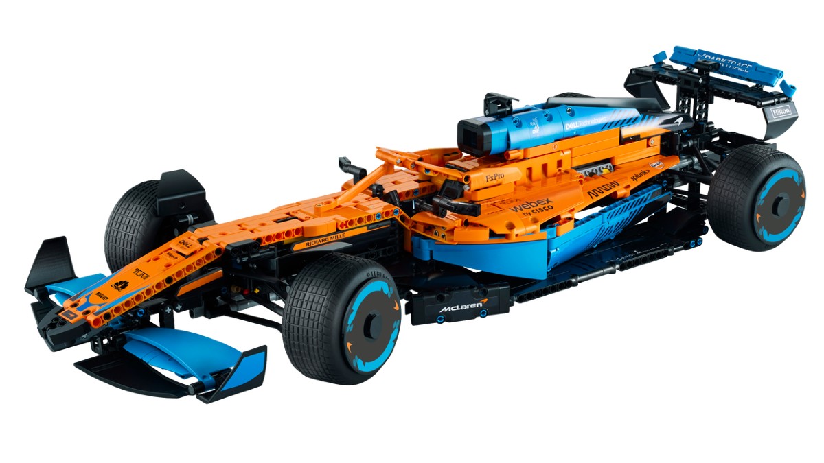 Watch Will Buxton, F1 presenter, tackle the LEGO McLaren F1 car
