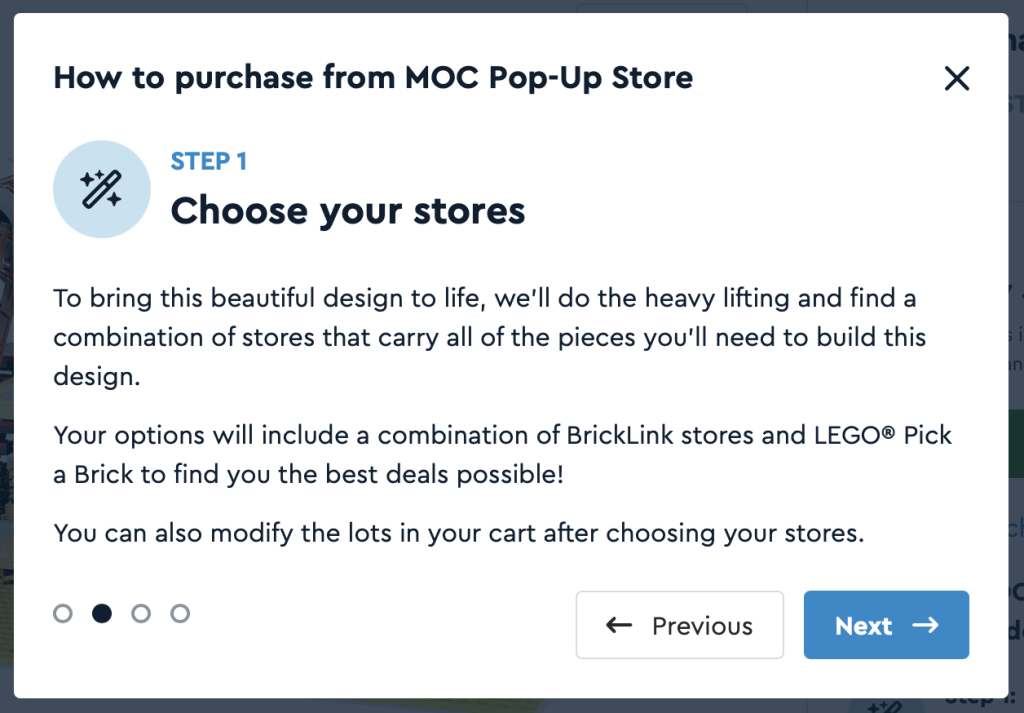 LEGO BrickLink MOC Pop Up Store buying process 2 1024x713