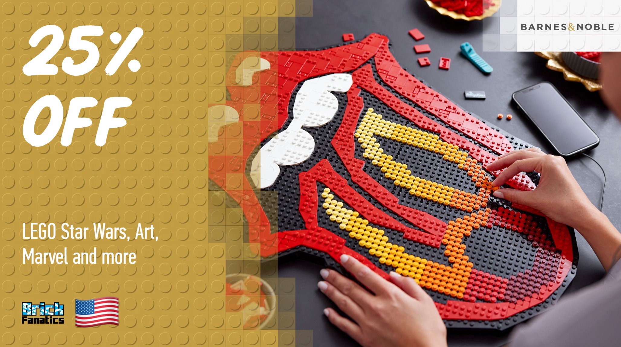 Last chance to save on dozens of LEGO Star Wars, Art, and more at Barnes & Noble