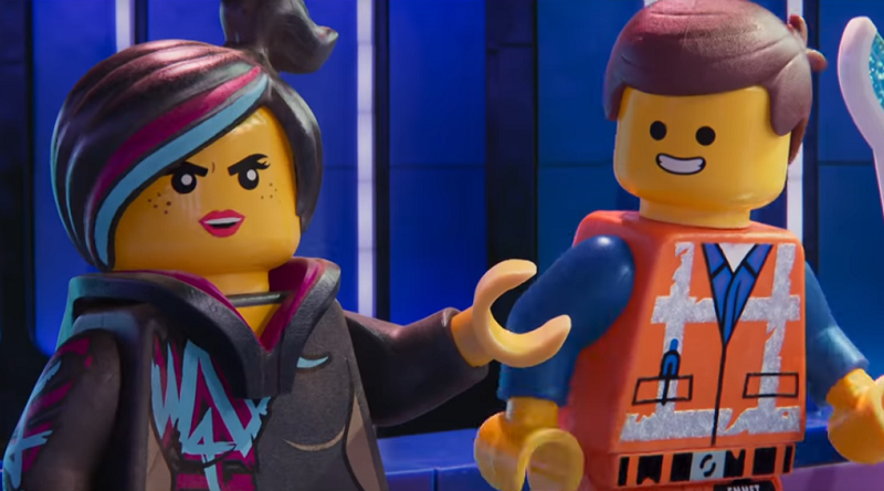 The LEGO Movie 2: The Second Part characters try out Ellen’s Mt. Saint Ellen game