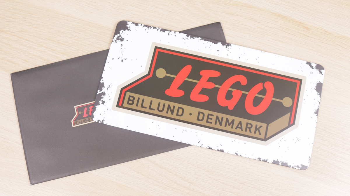Oh no, LEGO is doubling down on its tin signs