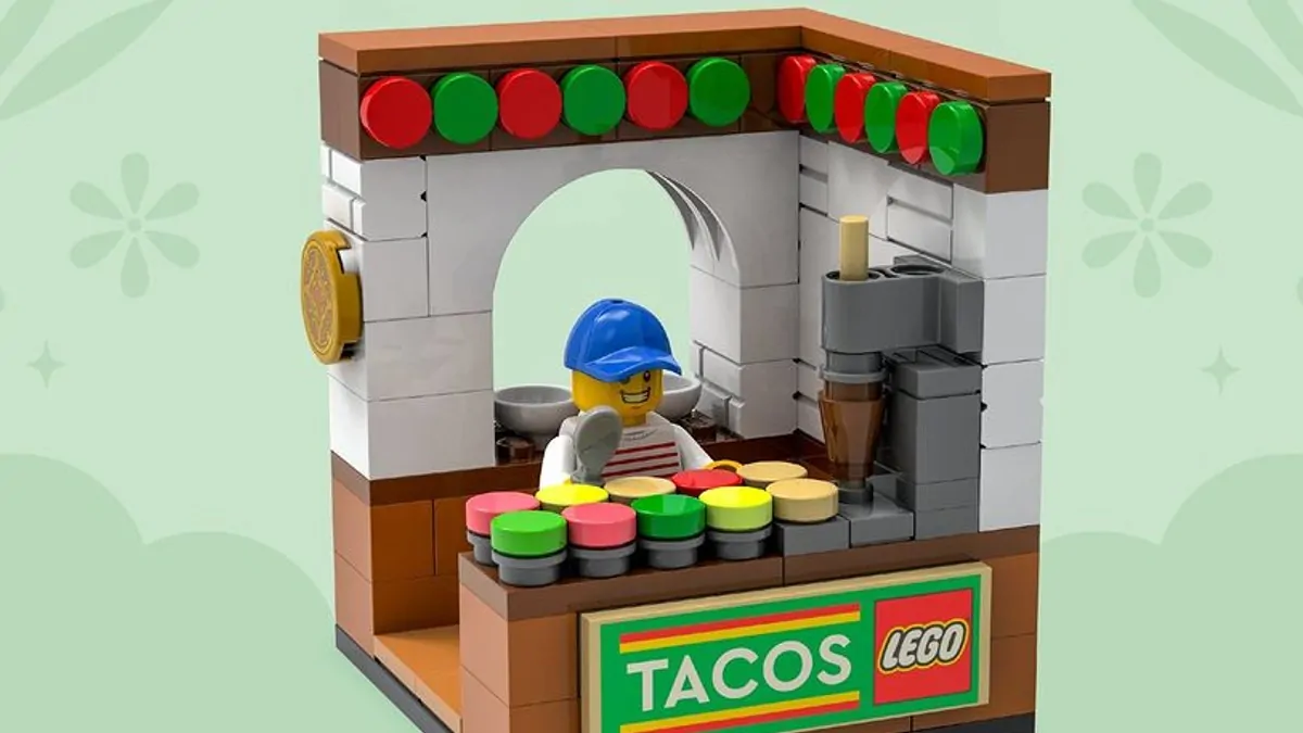 LEGO exclusive taco stand GWP revealed