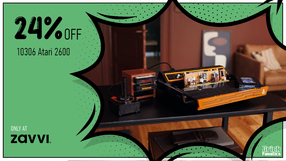 Massive 24% off LEGO Icons 10306 Atari 2600 at Zavvi