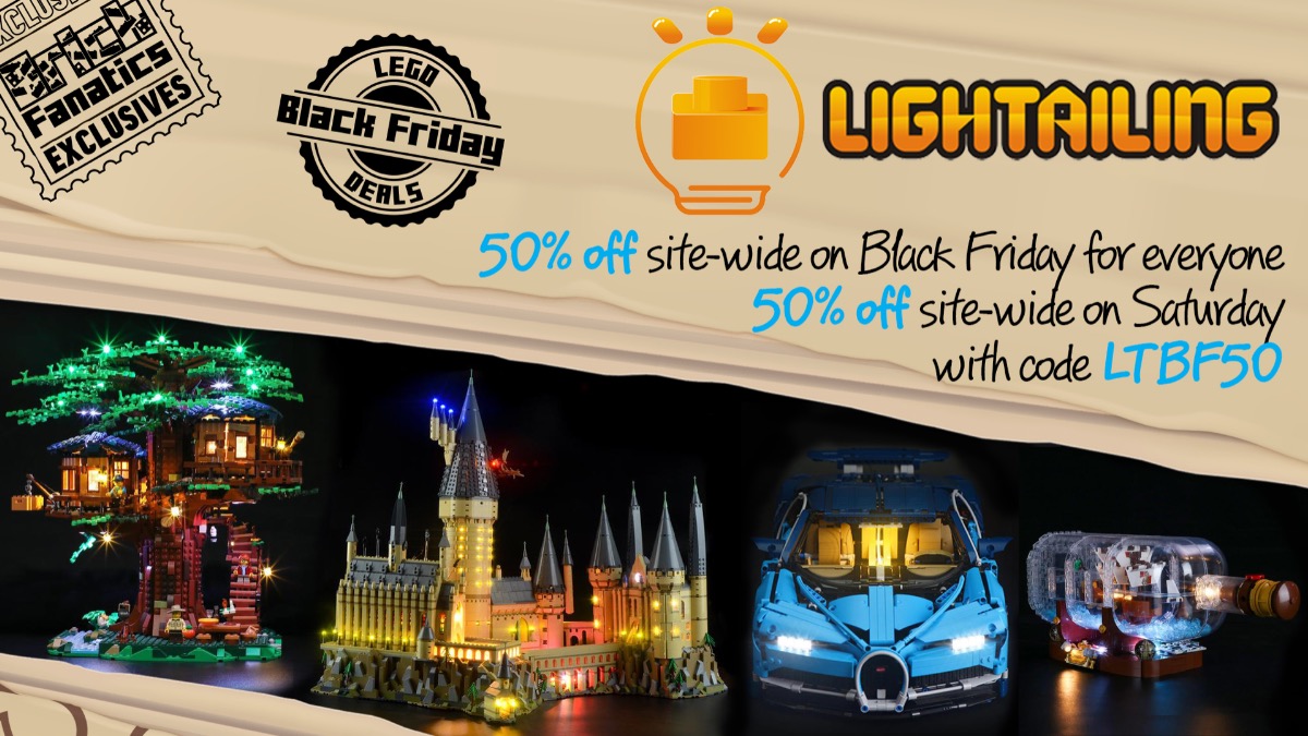 Save 50% on LEGO lighting at Lightailing this Black Friday