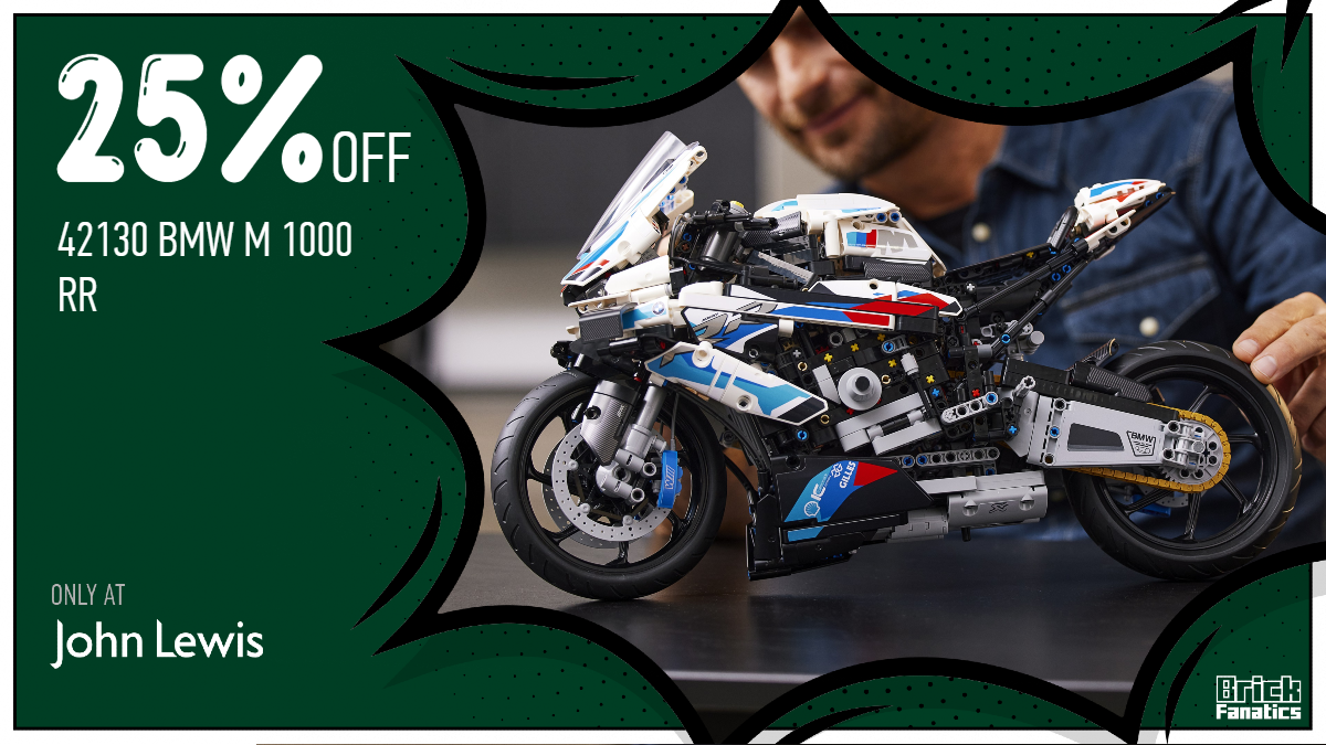 Ride over to John Lewis for massive 25% off 42130 BMW M 1000 RR
