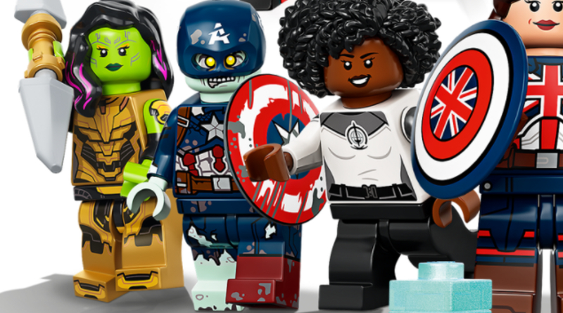 The LEGO Marvel minifigures include a rare undead appearance