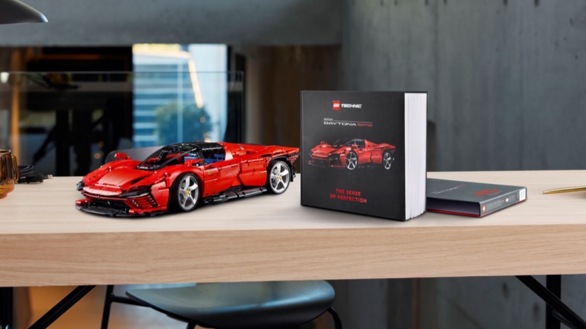 New version of LEGO Ferrari Daytona SP3 The Sense of Perfection book out now