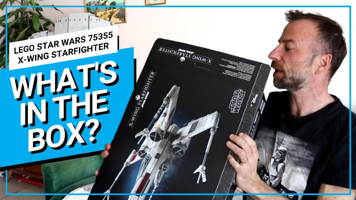 WATCH: Inside the box of LEGO Star Wars 75355 X-Wing Starfighter