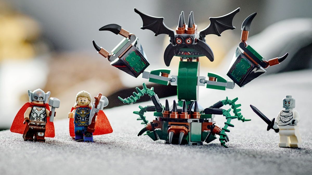 LEGO Thor: Love and Thunder minifigures compared to movie appearances