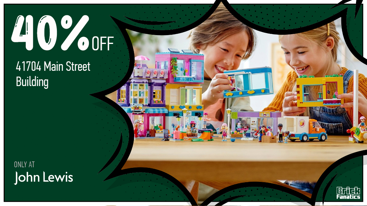 Last chance to grab 40% off LEGO Friends 41704 Main Street Building at John Lewis
