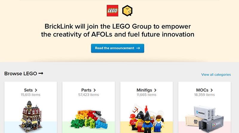 The LEGO Group acquires Bricklink: What we know so far