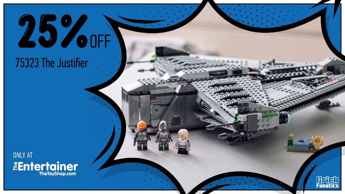 Don't miss out on 25% off LEGO Star Wars 75323 The Justifier at The Entertainer