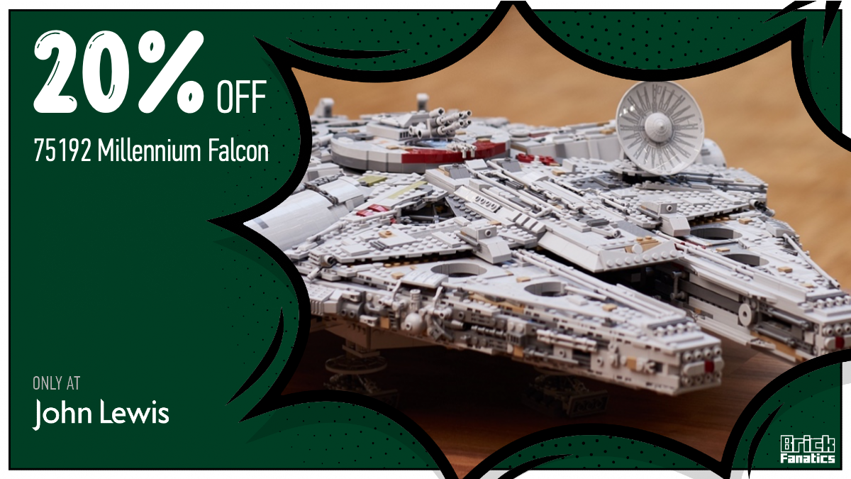 Offer ends today: 20% off LEGO Star Wars 75192 Millennium Falcon
