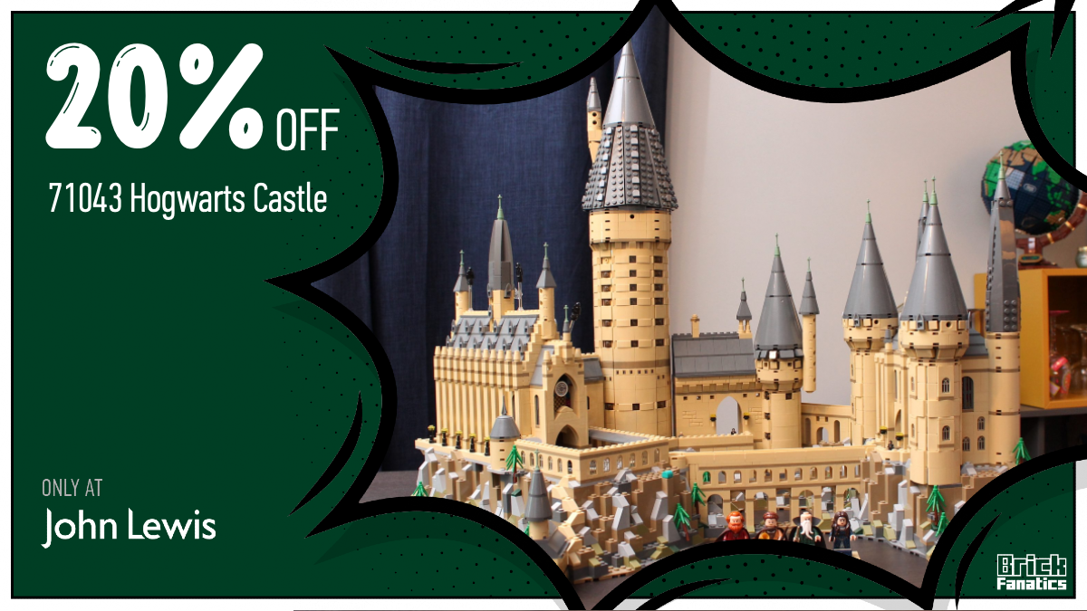 Save £82 on LEGO Harry Potter 71043 Hogwarts Castle today