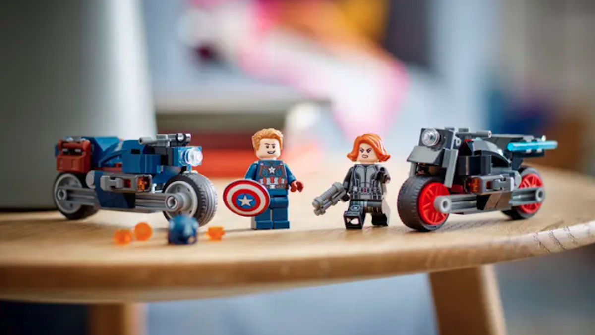 LEGO Marvel 76260 Black Widow Captain America Motorcycles