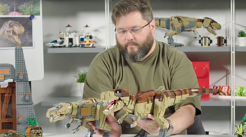 LEGO Jurassic World 75936 Jurassic Park: T. rex Rampage designer video
