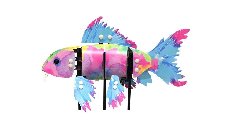 Evolution of the LEGO FORMA 81002 Splash Koi Skin