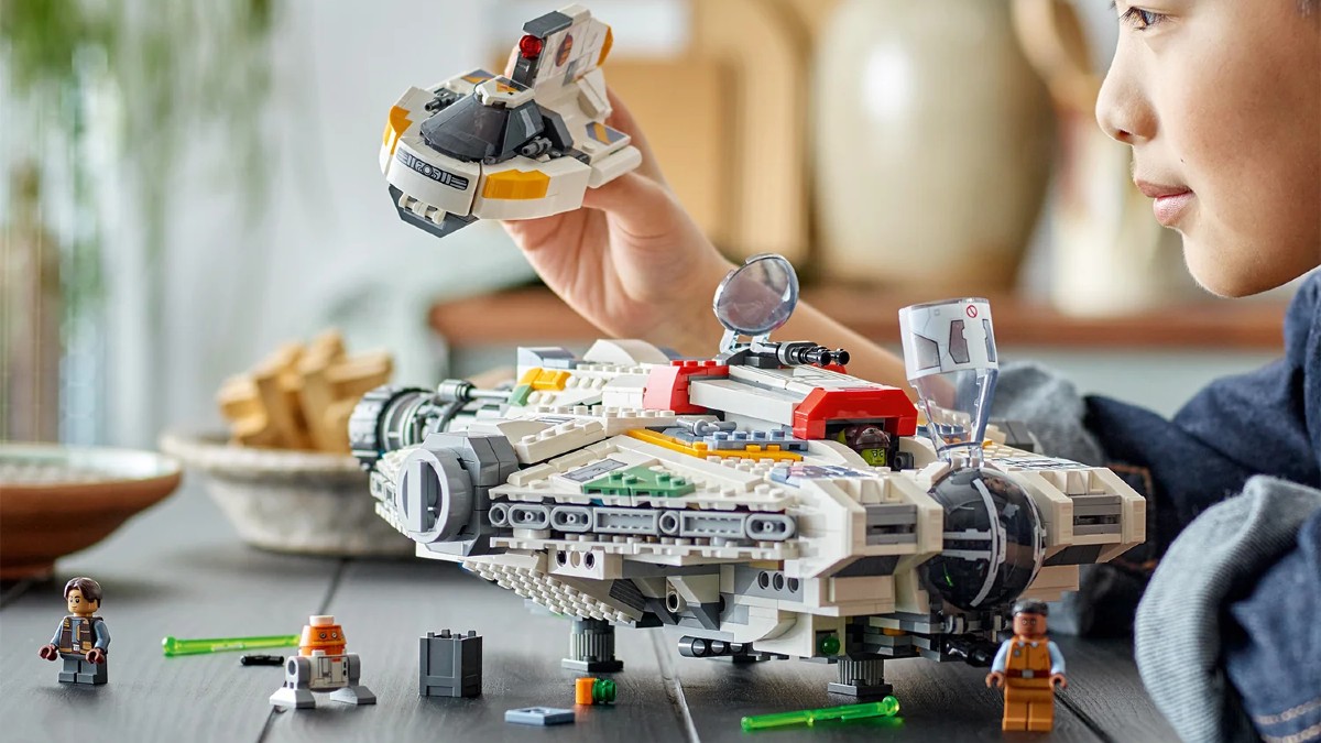 LEGO Star Wars 75357 Ghost & Phantom II is two sets in one