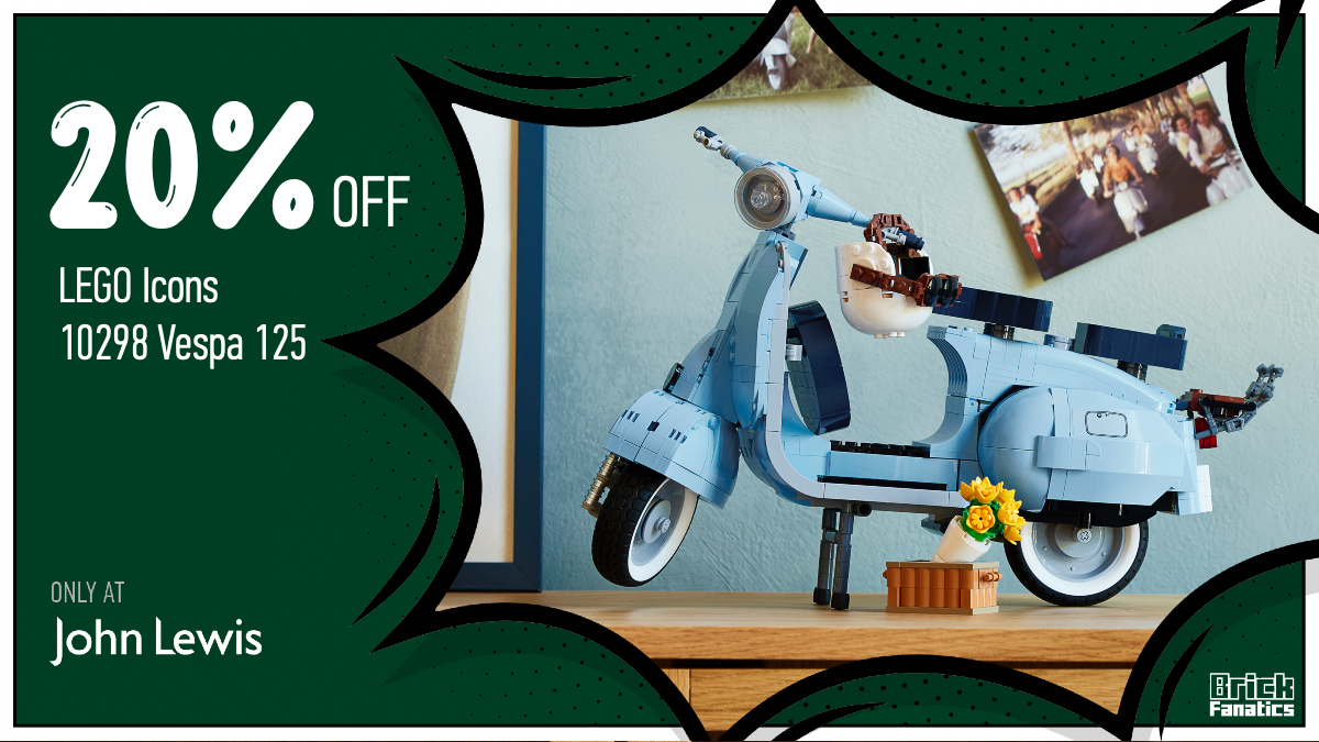 Huge 20% off LEGO Icons 10298 Vespa 125