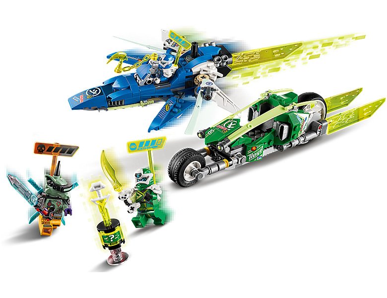 LEGO-NINJAGO-71709-Jay-and-Lloyds-Velocity-Racers-3