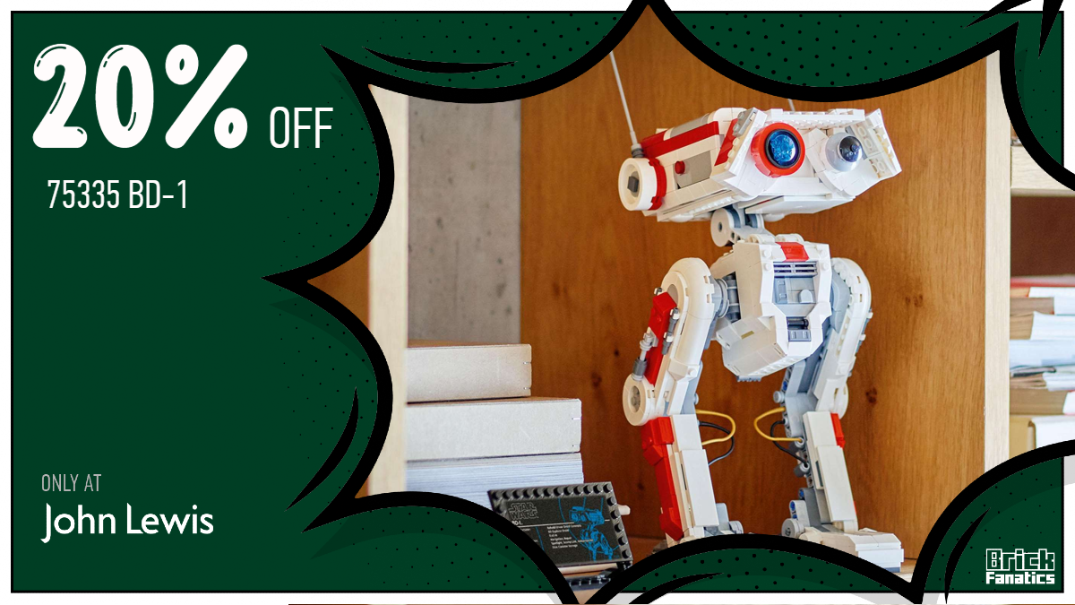 20% off soon to retire LEGO Star Wars 75335 BD-1