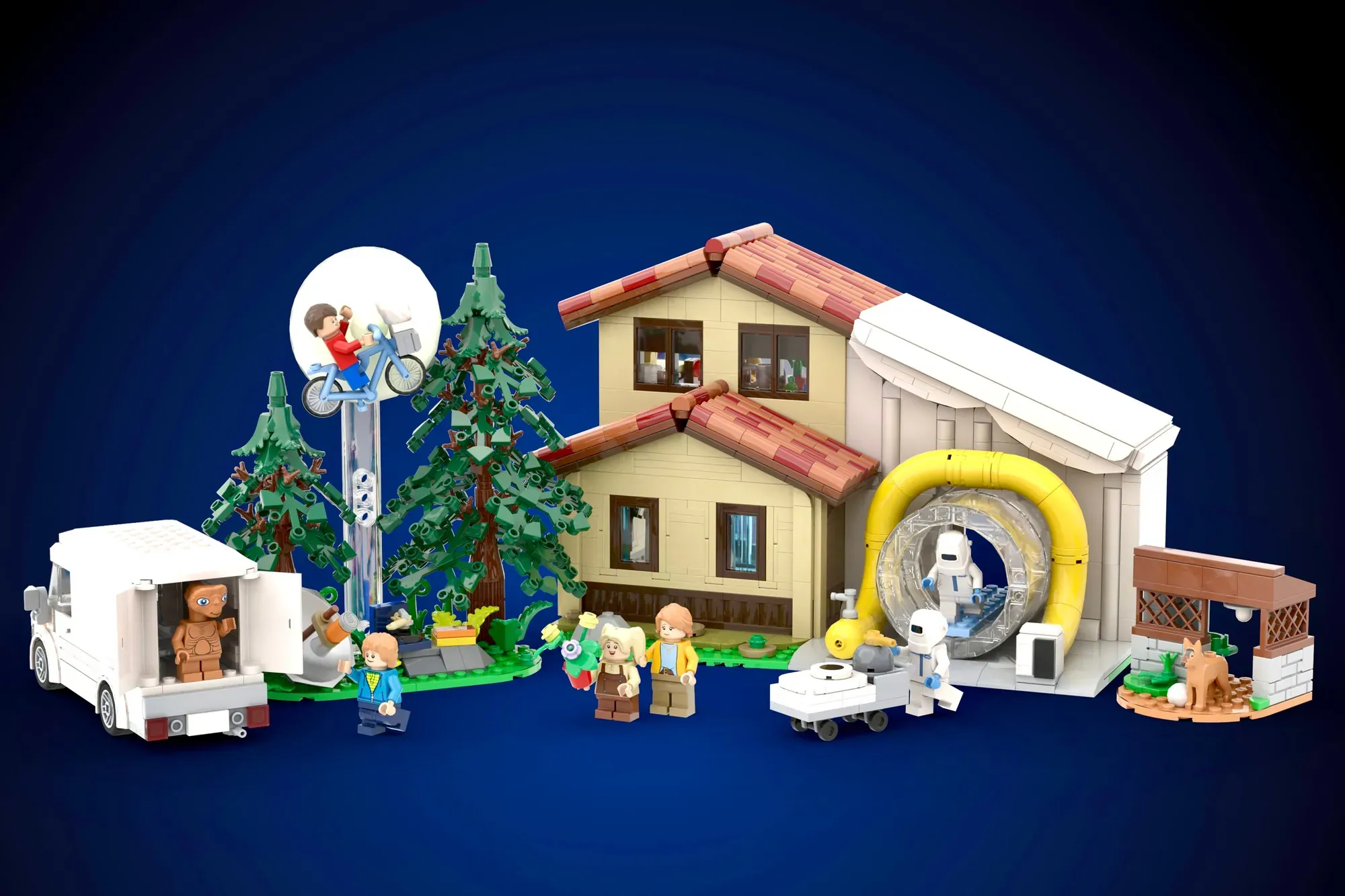 LEGO Ideas E.T. House scene