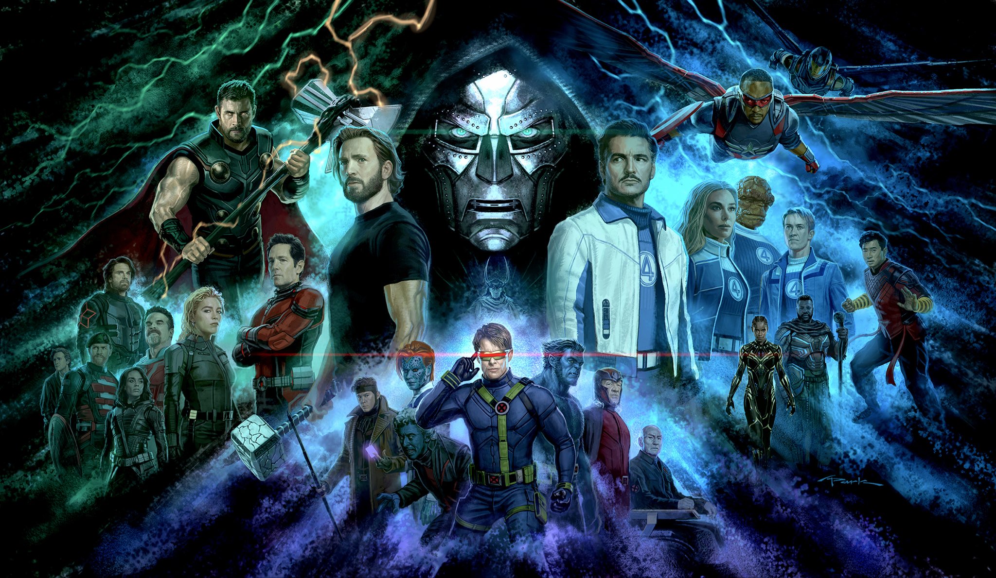 Andy Park Marvel Doomsday konceptkunst