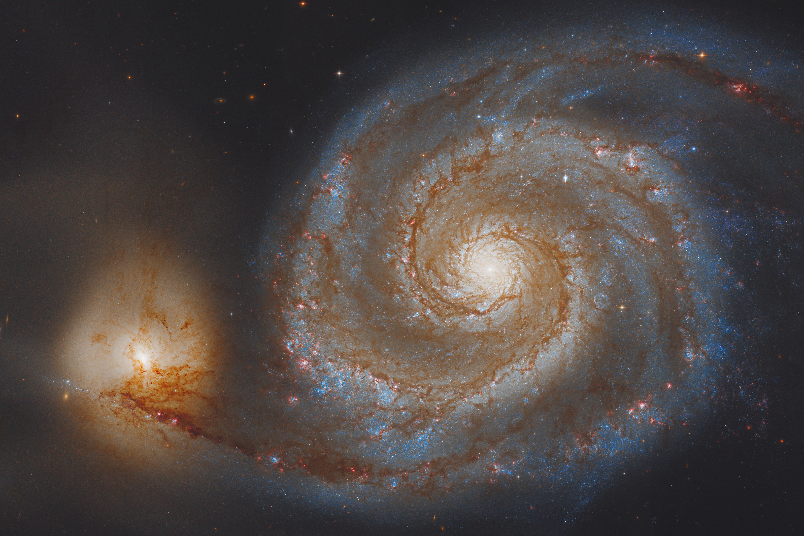 M51_Whirlpool_Galaxy_Hubble_Space_Telescope_Data_edit_by_Allan_Alaoui_8160s_HaIGB_01.3.2
